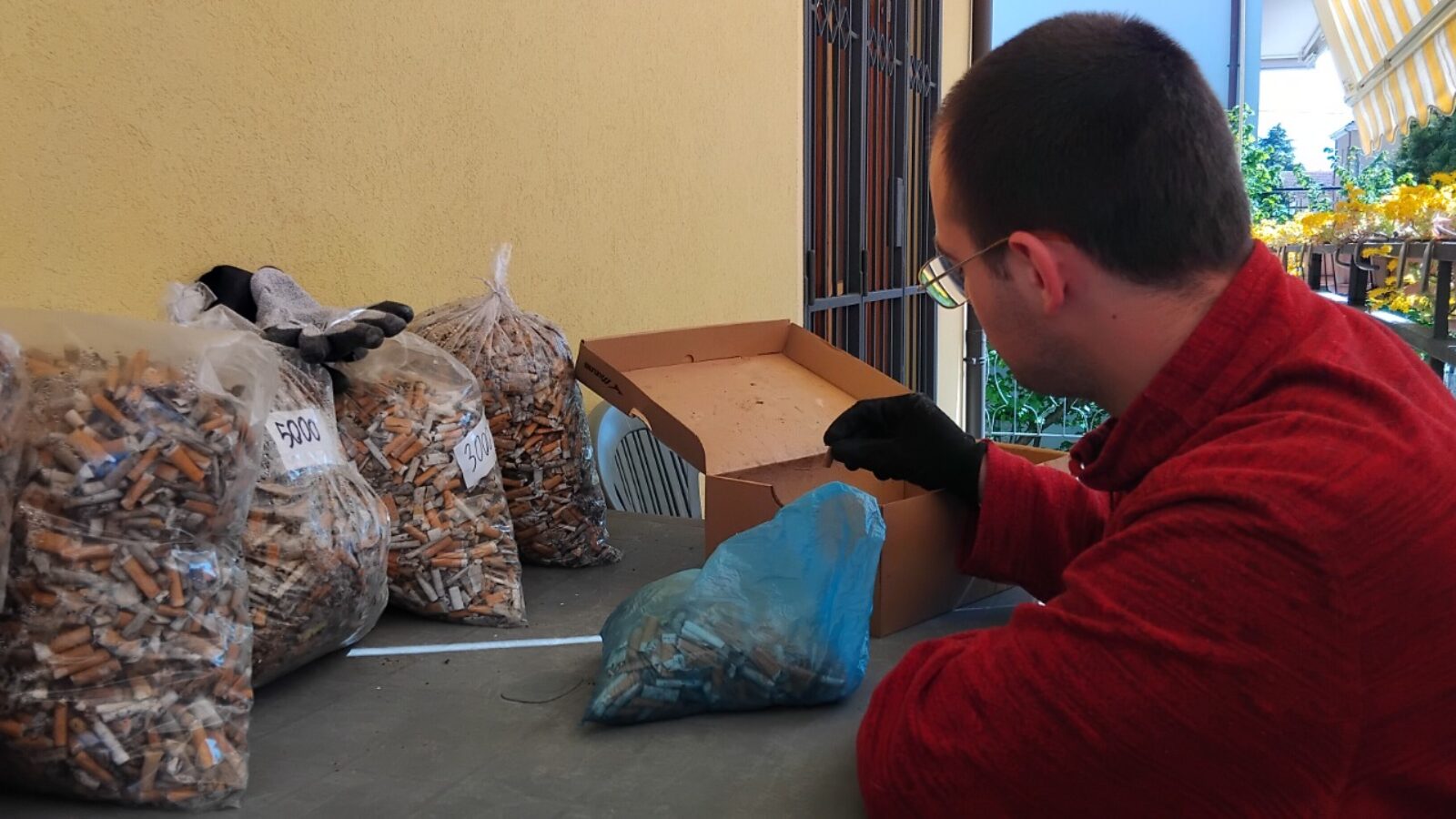Daniele Benzi, nuova vita a più di 38.000 mozziconi raccolti